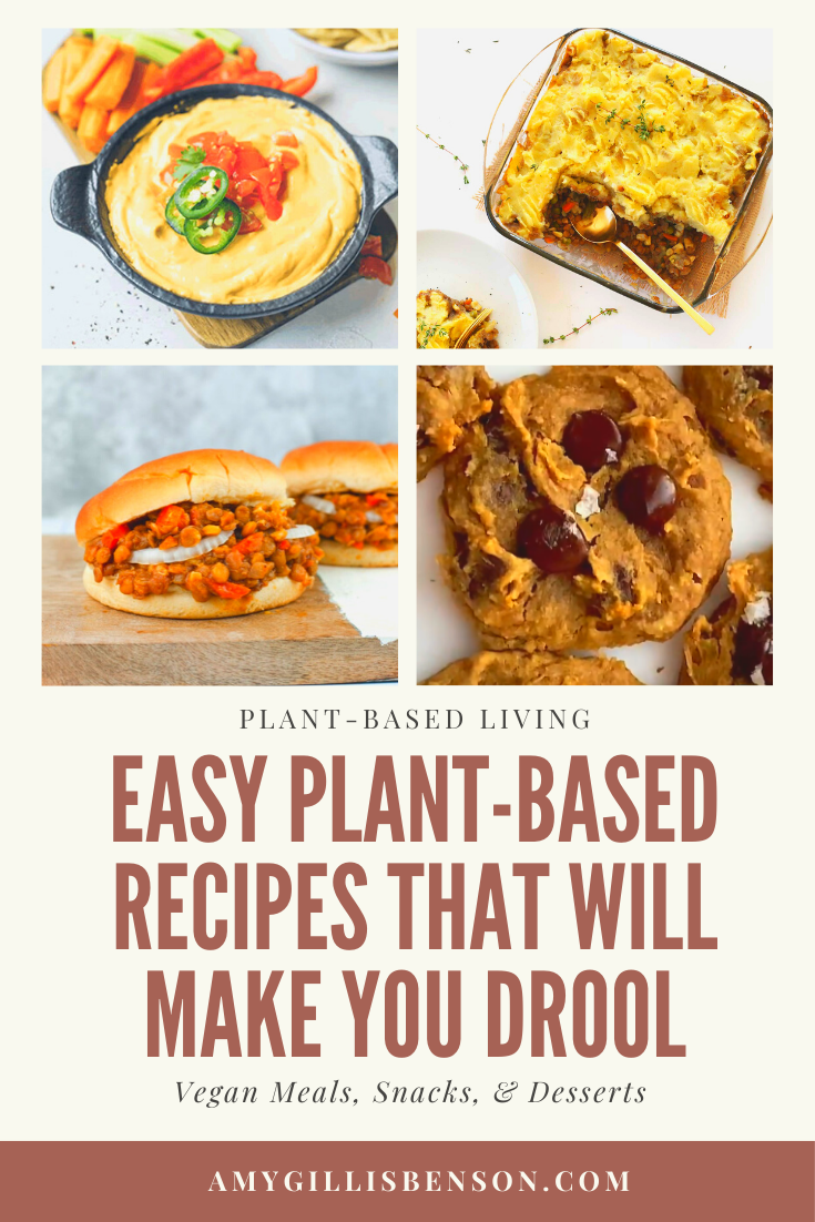 Easy Plant-Based Recipes That Will Make You Drool - My Favorite Recipes For a Plant-Based Diet - amygillisbenson.com
